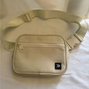 Threads off white small bag